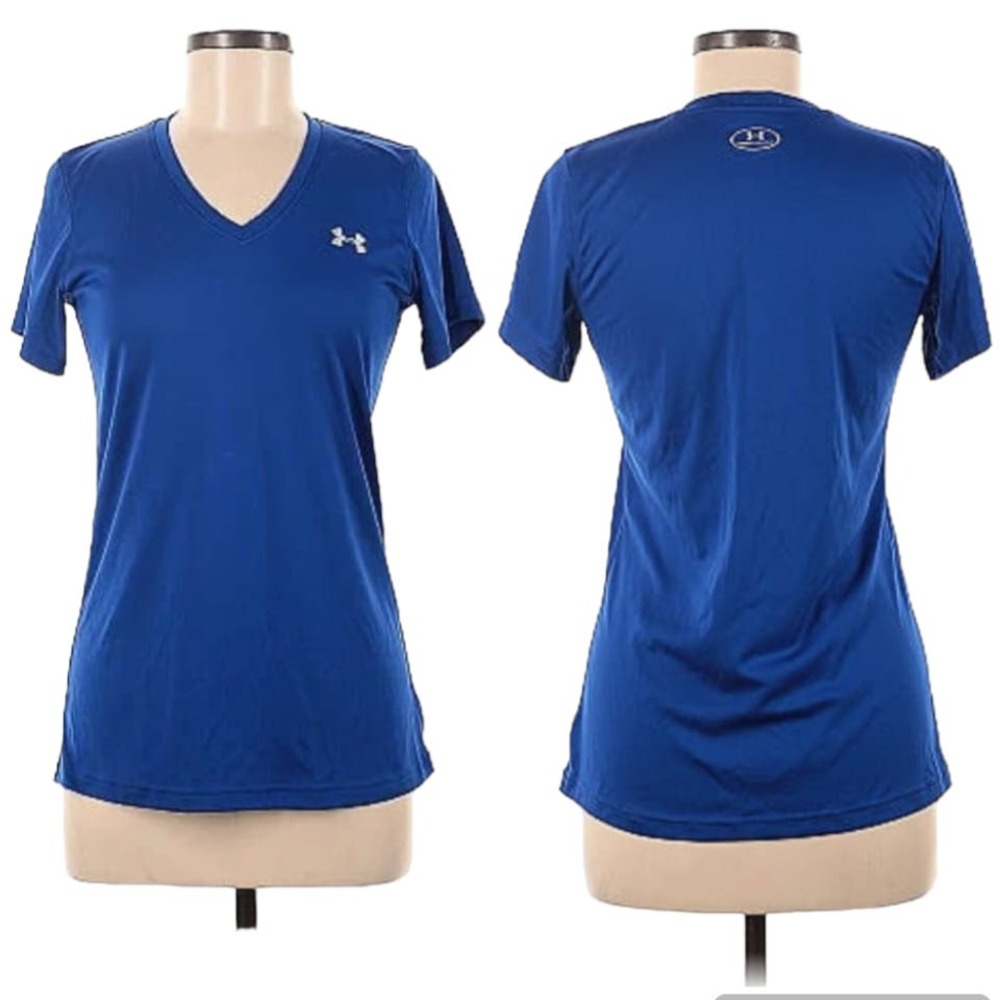 Under Armour Semi Fitted Heat Gear V-Neck T-Shirt